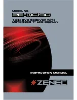 ZENEC ZE-MC190 Instruction Manual предпросмотр