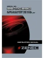 ZENEC ZE-MC290 Instruction Manual предпросмотр