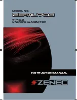 Preview for 1 page of ZENEC ZE-MU703 Instruction Manual