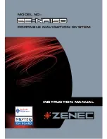 Preview for 1 page of ZENEC ZE-NA150 Instruction Manual