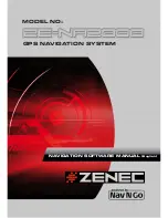 Preview for 1 page of ZENEC ZE-NA2000 - Software Manual