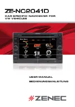 Preview for 1 page of ZENEC ZE-NC2041D User Manual