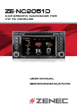 Preview for 1 page of ZENEC ZE-NC2051D User Manual