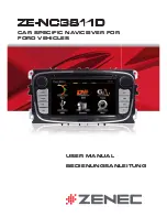 ZENEC ZE-NC3811D User Manual предпросмотр