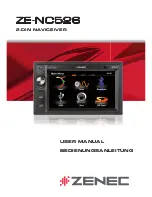 ZENEC ZE-NC526 User Manual предпросмотр