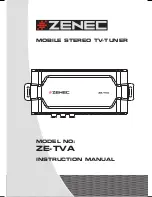 ZENEC ZE-TVA Instruction Manual preview