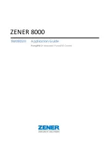 Preview for 1 page of Zener ECODRIVE 8000 Application Manual