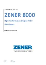 Zener IP00 Series Instruction Manual preview