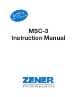 Preview for 1 page of Zener MSC-3 Instruction Manual