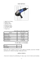 Предварительный просмотр 5 страницы Zenit Powertools AG-115/850 Instruction Manual