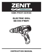 Zenit Powertools ED-550 PROFI Instruction Manual предпросмотр