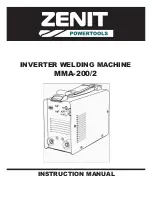 Zenit Powertools MMA-200/2 Instruction Manual предпросмотр