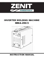 Zenit Powertools mma-250/3 Instruction Manual preview