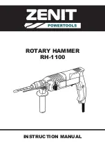 Zenit Powertools RH-1100 Instruction Manual preview