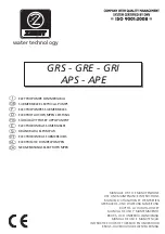 Preview for 1 page of Zenit GRS Series Use And Maintenance Instructions