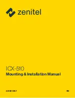 Предварительный просмотр 1 страницы Zenitel ICX-510 Mounting & Installation