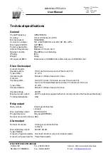 Preview for 9 page of Zenitel Marine Master Clock 70000 Technical  User'S Manual