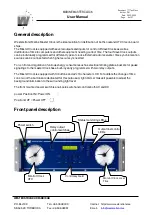 Preview for 11 page of Zenitel Marine Master Clock 70000 Technical  User'S Manual