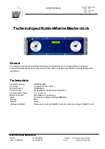 Preview for 109 page of Zenitel Marine Master Clock 70000 Technical  User'S Manual