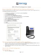 Zenitel SDS-1 Configuration Manual preview