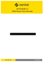 Zenitel SPA-PABXR-V2 User Manual preview
