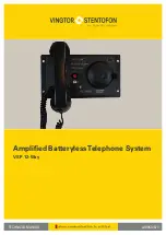 Предварительный просмотр 1 страницы Zenitel Vingtor Stentofon VSP 12-Way Technical Manual