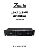 Zenith 10K4 User Manual preview