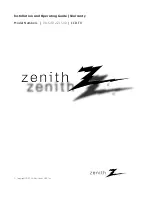 Zenith 19LS4D Installation And Operating Manual preview