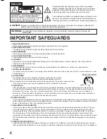 Предварительный просмотр 2 страницы Zenith 206-3923 Operating Manual