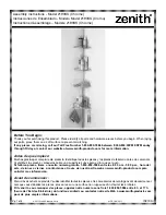 Zenith 2190SS Assembly Instructions Manual предпросмотр