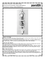 Zenith 5804B Assembly Instructions Manual preview