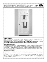 Zenith 7013W Assembly Instructions Manual preview