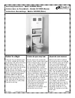 Zenith 9819WW Assembly Instructions Manual preview