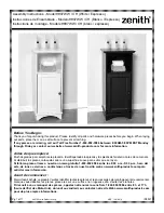 Zenith 9937WW/CH Assembly Instructions Manual preview