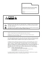 Preview for 3 page of Zenith A13P02D Operating Manual