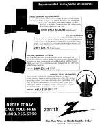 Preview for 25 page of Zenith A25A11D Operating Manual & Warranty