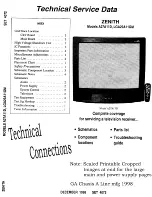 Zenith A27A11D Service Manual preview