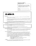 Preview for 2 page of Zenith A27A12D Operating Manual & Warranty