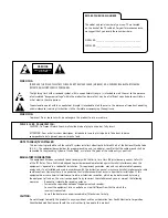 Preview for 2 page of Zenith A50M84WOM Operating Manual And Warranty