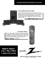 Preview for 54 page of Zenith A60M91W Series Operating Manual And Warranty