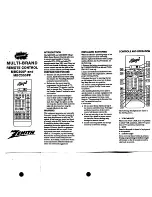 Предварительный просмотр 1 страницы Zenith Allegro MBC300P User Manual