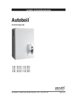 Zenith Autoboil 01652 Installation And Operating Instructions Manual preview