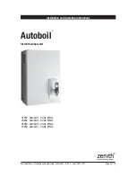 Preview for 1 page of Zenith Autoboil 01652 Installation And Operating Instructions Manual