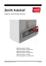 Zenith Autoboil Series Installation And Operating Instructions Manual preview