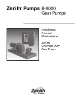 Preview for 2 page of Zenith B-9000 Series Installation, Care And Maintenance