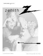 Zenith B25A02Z Operating Manual preview