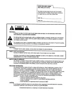 Предварительный просмотр 2 страницы Zenith B25A24W Operating Manual & Warranty