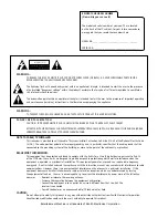 Preview for 2 page of Zenith B25A24Z Operating Manual