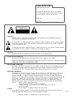 Предварительный просмотр 2 страницы Zenith C25A24T Operating Manual & Warranty