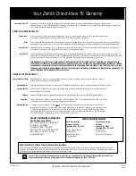 Предварительный просмотр 52 страницы Zenith C27C35 Operating Manual & Warranty